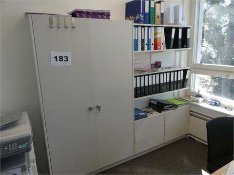 183) Büroschrank-Kombination